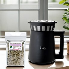 Hiles 第二代氣旋熱風家用烘豆機 溫度時間可調式 HE-HRT2 送200克咖啡生豆