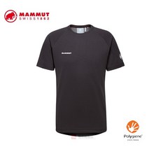 MAMMUT 男 Aegility 快乾抗臭排汗衣 - 幻影黑白