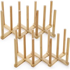 라웨이 2팩 대나무 병 건조대 접이식 컵 접시 비닐봉지 건조대 및 물병 접시 컵 냄비 뚜껑 도마용 휴대용 배수기 스탠드 홀더, 라웨이 2팩 대나무 병 건조대, 접이식 컵 접시 비닐봉