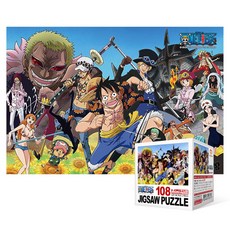 원피스 크루 108피스 뉴 직소퍼즐 미니 89116pc 1(ea), 1개