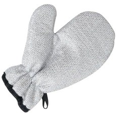 又敗家 日本NEEDS防水蔬菜水果去皮手套 鋁箔纖維剝皮手套 適牛蒡馬鈴薯紅蘿蔔芋頭 不髒手刨皮削皮廚房手套, 1個, 灰色