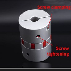 GS28 GR D65 L90 커플러 알루미늄 매화 유연한 샤프트 링 모터 커넥터 CNC 14, 31 22X24