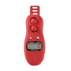 LED 타스비 카운터 클리커가 있는 전자 디지털 핑거 카운터 리셋 테이블, Red
