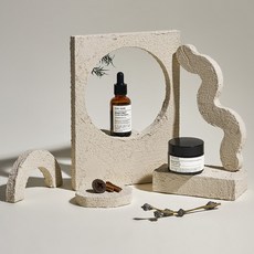 촬영 소품 감성 배경 오브제 불규칙 모형 전시 진열대 감성 디스플레이 플레이팅 스냅조이, 베이지-이형원형 소