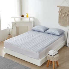 몰리 세미 마이크로화이버 온수매트커버 / S Q 사이즈, 블루