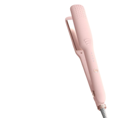 110V 負離子 兩用 夾板 直髮捲髮器, r003, 可愛粉