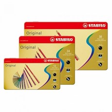 HGR 스타빌로 오리지날 칼라 색연필 옵션선택, 12색