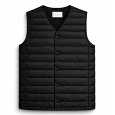 탑보이 빅사이즈 V넥 초경량 패딩조끼 (SCC4357PT)