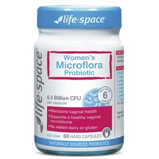 LIFESPACE 女性專用63億CFU益生菌膠囊, 1罐, 60顆