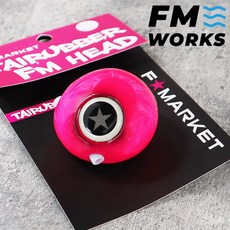 FM웍스 타이라바 컬러헤드 대구라바 참돔 대구 헤드 싱커, 3개, 120g, 핑크