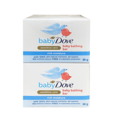Dove 多芬 嬰兒滋潤香皂 豐潤保濕, 4個裝, 90g