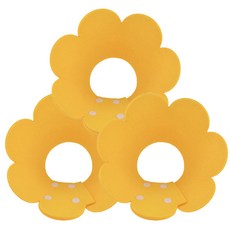 CULT 고양이 강아지 부직포 넥카라 3P, 3개, C1.펠트넥카라 노랑