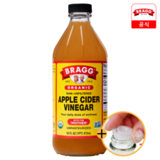 브래그 에플사이다비네거 유기농 사과 식초, 473ml, 3개