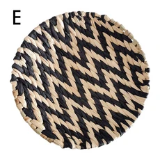 쿠쿠스토어 북유럽 등나무 잔디 접시 벽 장식 모로코 스타일 빨대 걸이식 후크 배경 거실 아트 홈, diameter 30cm, 01 30cm, 08 7