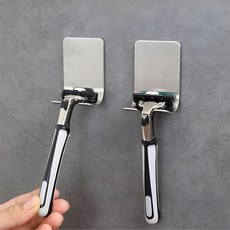 스텐304강력 면도기 거치대 홀더 실버 1개 N229