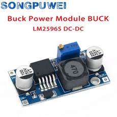 LM2596S ADJ 조절 다운 조정기 모듈 스텝 3A LM2596 컨버터 가능한 40V 장치 전압 공급 전원 보드