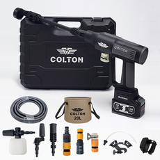 콜튼 초강력 고압세척기 PRO 무선 고압세차기 농약살포기 농약분무기 5200mAh, 소프트블랙PRO