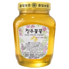 진주꽃꿀 지리산 국내산 사양아카시아꿀, 1개, 2.4kg