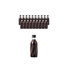 조지아 크래프트 무라벨 블랙 370ml PET (20입), 20개