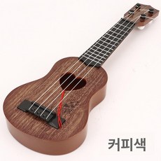 프렛 우쿨렐레 갈색 소프라노 우드 넥 로즈우드 베이스 현악기 현 테너 기본 지판, 1개, 38cm 커피, 기본 모델명/품번