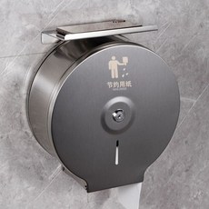 업소용 휴지걸이 대용량 화장실 점보롤 카페 호텔, 1개, K. 샌드블라스팅 마감 처리된 두꺼워진 스테인리스 스틸