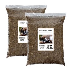 브라더팜 장수풍뎅이 곤충 산란 최적화 발효톱밥 성충산란매트 애벌레 먹이 3L 2개 (6L)