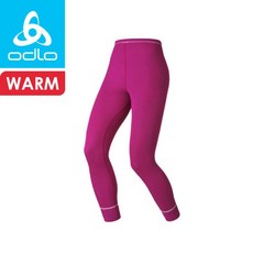 ODLO 瑞士女排汗長褲 紫紅麻灰
