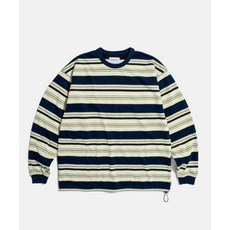 에스피오나지 경량 Border Sweat셔츠 네이비