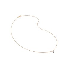 모니카비나더 14K 재활용 옐로 골드 다이아몬드 네크리스