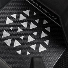 우주카차 무쏘 EV 차량용 3D 메탈 도어스텝 실내 튜닝 몰딩, 01_카본메탈