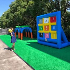 에어 바운스 장애물 학교 에어사다리 소품 도넛 풍선 레크레이션 체육대회, 4. 축구공 구궁격 2.5x2.5