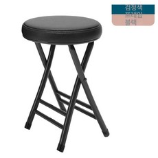 주방 홈바의자 바체어 키높이식탁의자 접이식바스툴, 소프트 쿠션 미포함 블랙 블랙