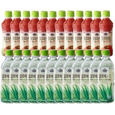 가야농장 500ml 2종 24개(알로에x12 + 토마토x12), 24개