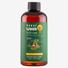 슈가워시 리필 캠핑용 식기세정제 물없이 거품으로 설거지, 1개, 250ml