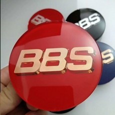 【開發票/統編】改裝BBS輪轂蓋 輪圈蓋 車輪標 輪胎蓋 中心蓋 定製專用, 70mm紅底金標, 1個