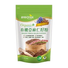 歐特OTER 亞麻仁籽粉 400公克 多道研磨 純粹成分, 詳見包裝, 詳見包裝