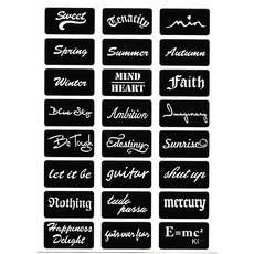 최대 3주 유지 투모로우 헤나타투 진짜 타투색 발색 잉크염료 셀프재료 도안, 1개, K01(총24개도안)