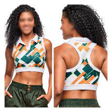 YAPOGI ZW 줌바룩 헬스복 캐주얼 트레이닝복 댄스 체조 상의 요가복 속건 스판 스키니 나시 줌바댄스복 방송댄스복 에어로빅복