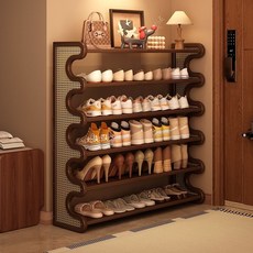 가남 신발정리대 현관 신발 수납장 가정용 간이 신발장 신발선반, 100cm, 6단