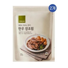 올가 제대로 차리는 한끼 한우 장조림 200g, 2개