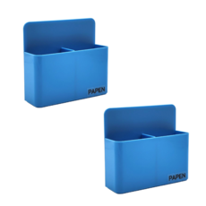 파펜 플라스틱 마그네틱 자석 냉장고 현관 다용도 선반, 2개, 스카이