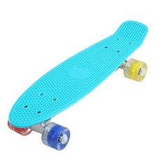 (오로라월드) 랑스 플래쉬롤러보드 - 블루, 본상품선택, 1개