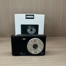 5000萬像素復古數位相機 4K高清錄影 美顏濾鏡 輕巧便攜, 1個, 至尊黑高清錄像+雙箭頭自拍+閃光燈多濾鏡