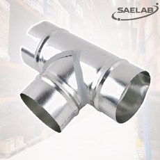 세이랩 덕트연결소켓 T자 100파이 덕트소켓 배관 연결구 환풍부속