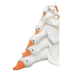 路米 大白鵝絨毛抱枕, 90公分