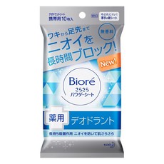 카오 비올레 사라 사라 파우더 시트 약용 데오도란트 휴대 10 매입