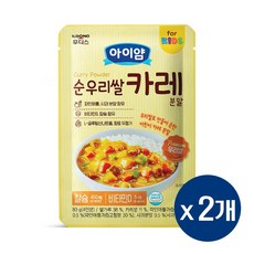 일동후디스 순우리쌀 카레 분말, 2개, 80g