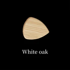 Miwayer 1 Pcs 나무 기타 전기 어쿠스틱 또는 베이스 기타 용 목재 Plectrums 올리브 우드 로즈 우드 호두 나무, [06] White oak, 1개