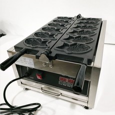 계란빵 기계 전기가열 노점 장사 빵 메이커 간식 과자 제조기, C. 6칸 붕어빵 틀