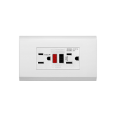 漏電保護插座 AC 110V 15A, 1個